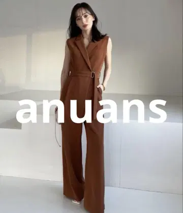 새상품급 anuans 올인원 SMALL 브라운 여성용