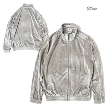 proclub 프로클럽 벨로아 트랙 자켓 실버
