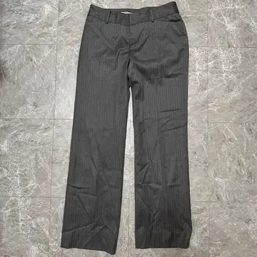 퍼펙트 수트 스트라이프 슬랙스 그레이