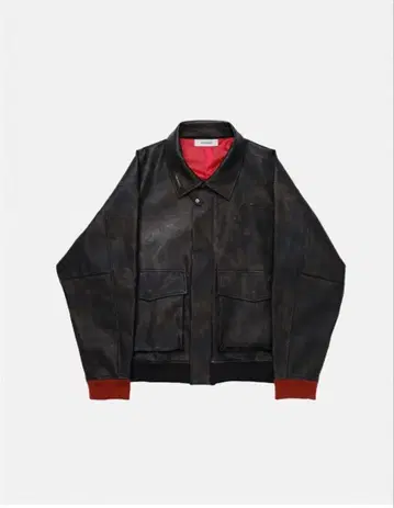 계속 한밤중이면 좋을 텐데 Zutomud 페이크 레더 블루종+쇼핑