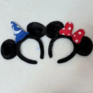 [ 디즈니 ] 미니 마우스 미키마우스 페어 머리띠