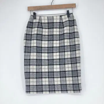 12 Twelve Agenda 체크 무늬 타이트 스커트