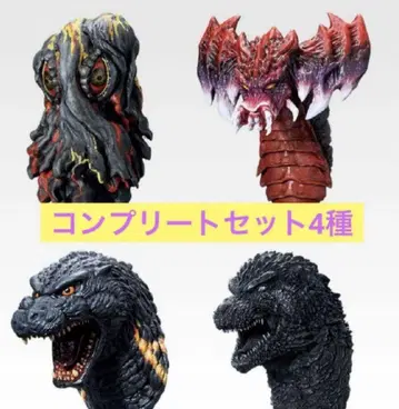 제일복권 고질라 E상 몬스터 헤드 마그넷 컴플리트 세트