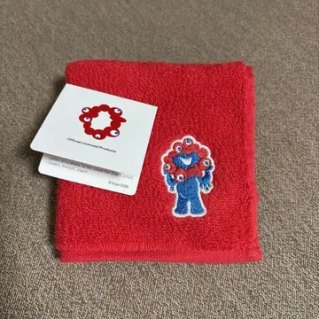 오사카 간사이 만박 미야쿠미야쿠 자수 핸드 타월 레드