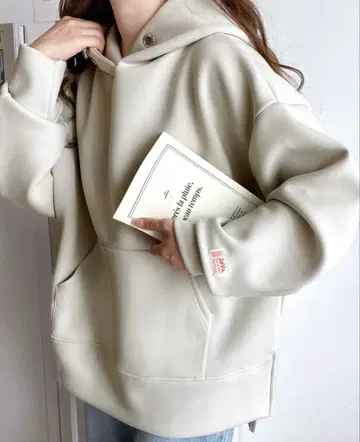 JaVa 자바 콜라보 종이상자 니트 오버 사이즈 후드티