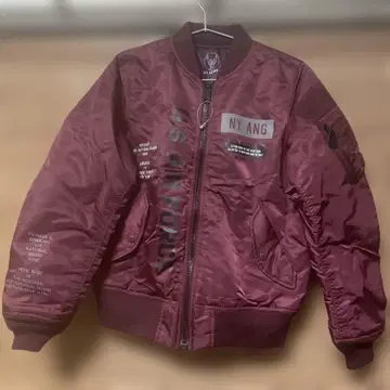 AVIREX LTD. MA-1 자켓 보르도