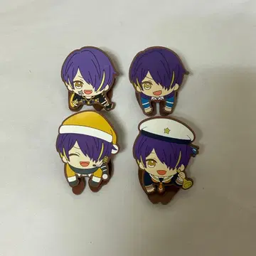 센고쿠 시노부 논스톱 러버 클립 4종 세트