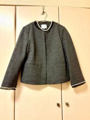 아나텔리어 노카라 자켓 펄