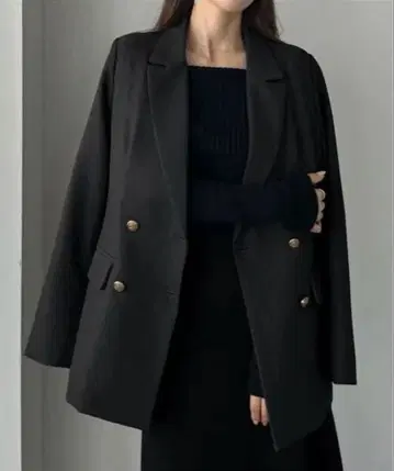 테일러드 자켓 차콜