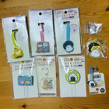 무엇이든 생물 외출 택 스트랩 가챠가챠 김 오니기리 외