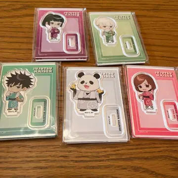 주술회전 극락탕 아크릴 스탠드 5체 세트