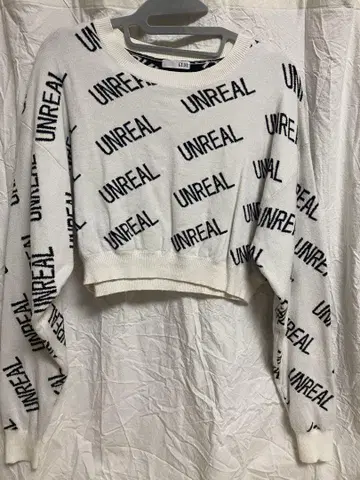 GYDA 로고 프린트 긴팔 스웨터 F 사이즈