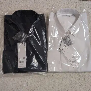 UNIQLO +J 브로드 셔츠 화이트 & 네이비 세트