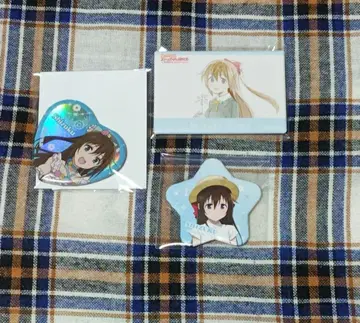 사쿠라자카 시즈쿠 니지가사키 캔뱃지