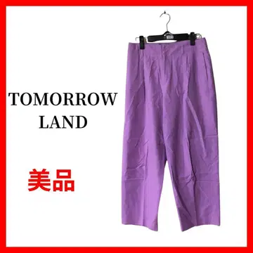 TOMORROWLAND 투모로우랜드 와이드 팬츠 퍼플 B1587