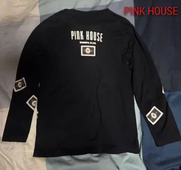 PINK HOUSE 블랙 롱T셔츠