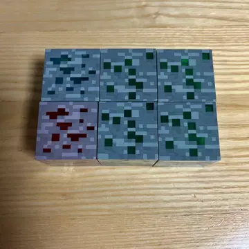 마인크래프트 광석 블록 6개 세트