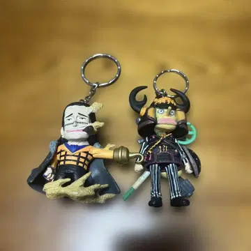 원피스 피규어 키링 2체 세트