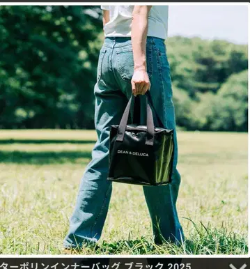 DEAN & DELUCA 타폴린 이너백 블랙 2025