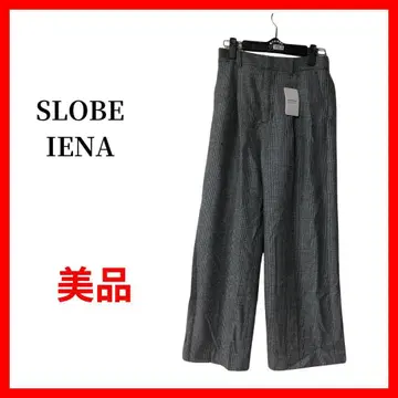 SLOBE IENA 슬로브 이에나 울 팬츠 슬랙스 B1496