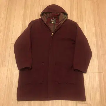 60s 울 리치 코트 빈티지