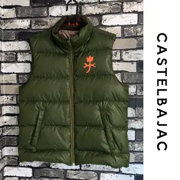 CASTELBAJAC 까스텔바작 다운 베스트 올리브 그린 골프