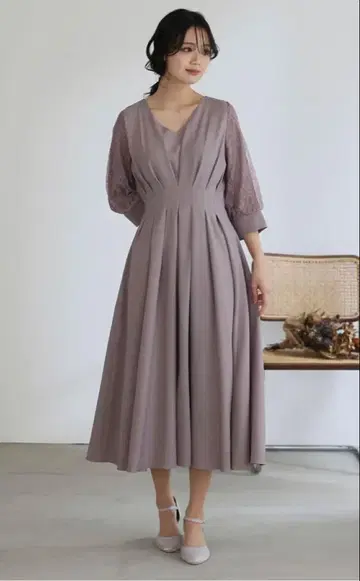 Pour Vous 포멀 드레스 7부 소매