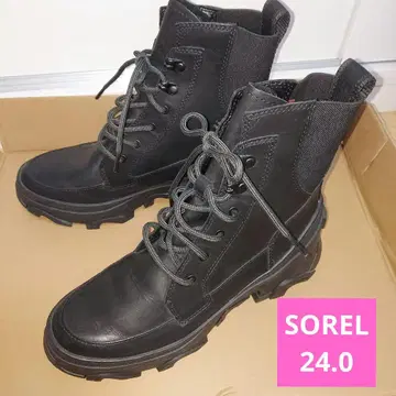 SOREL WMNS NL4305-011 사이드 고어 부츠 38