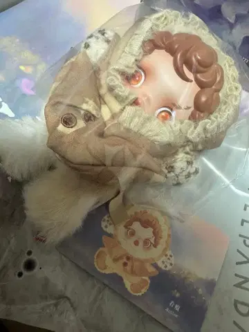 SKULLPANDA 스컬팬더 POPMART 봉제 인형 Amber