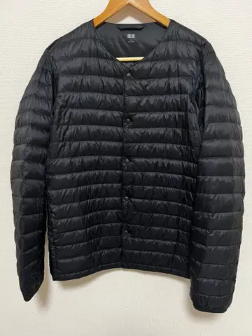 UNIQLO 울트라 라이트 다운 컴팩트 자켓 남성용 XL 블랙