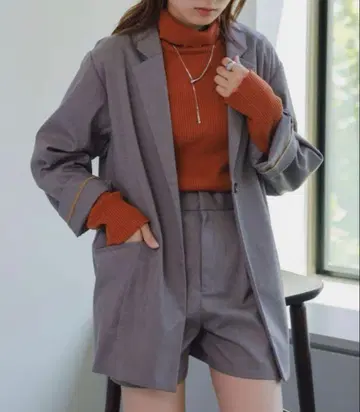 kastane 칼제 테일러드 자켓 그레이