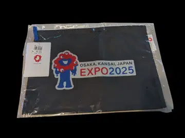 만박 EXPO2025 미야쿠미야쿠 파우치 블랙