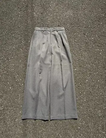 wide tuck straight slacks used