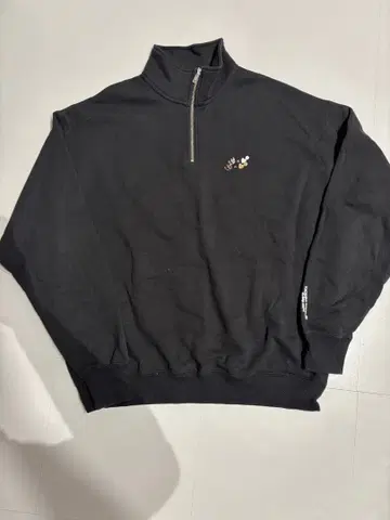 카오나카 블랙 하프 지퍼 맨투맨 L