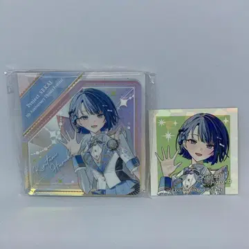 프로세카 키리타니 하루카 감사제 다이아형 오로라 아크릴 블록 홀로 스티커