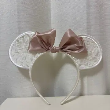 미니 마우스 머리띠 레이스 리본 포함