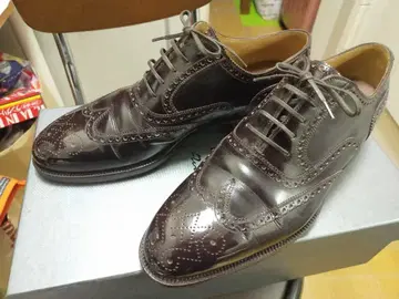 Stefano Bemer 버건디 윙 팁 41