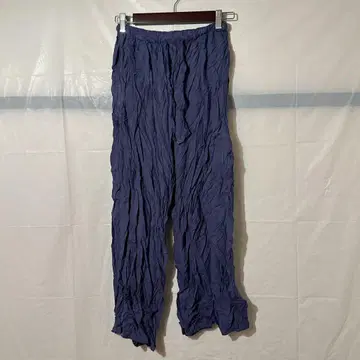 한정판 네이비 파랑 [XS] 팬츠 와이드 팬츠 이지 팬츠