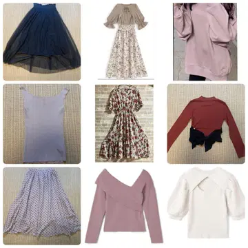 GRL*그레일 묶음 판매 원피스*스커트*니트 등 10점