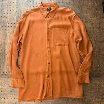 장 폴 고티에 옴 긴팔 셔츠 벽돌색 남성용 48