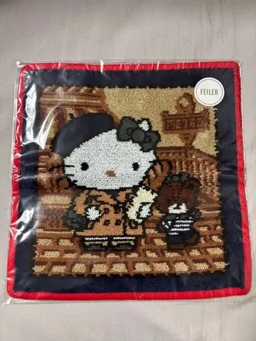 새상품 헬로키티 50주년 x FEILER x IENA 별주 손수건