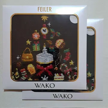 페이러 타월 손수건 와코 2세트