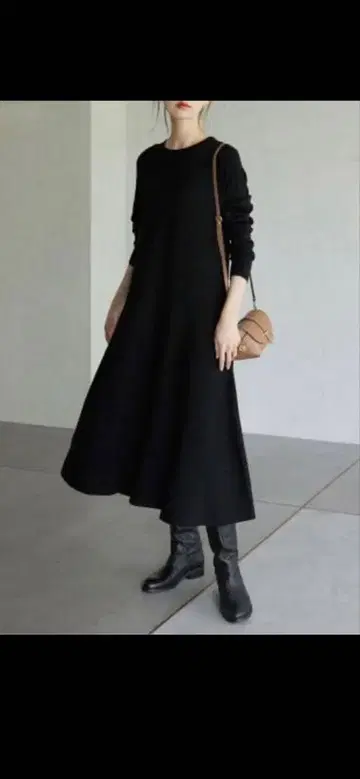 SLOBE IENA 워셔블 플레어 원피스 2022AW