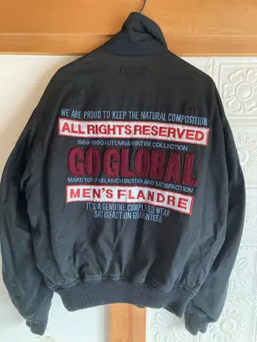 [ 구제 의류 MEN'S FLANDRE ] 블랙 점퍼