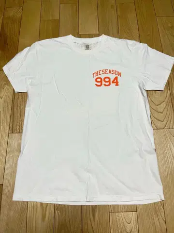 화이트 T셔츠 FEBB THE SEASON 994 L 사이즈 완판템