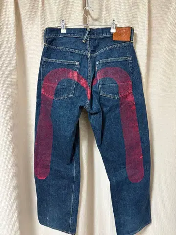 EVISU 36 x 35 빨간색 귀 카모메 다이코쿠 Lot2001