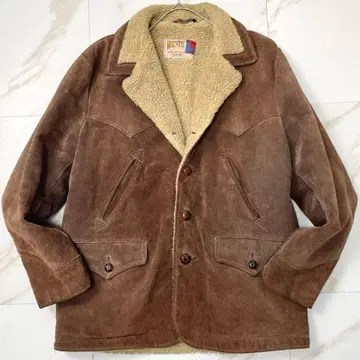 [ 레어 ] Schott 샷 웨스턴 스웨이드 보아 런치 자켓 42