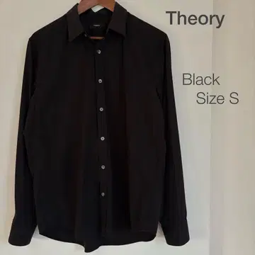 Theory 블랙 긴팔 셔츠 S