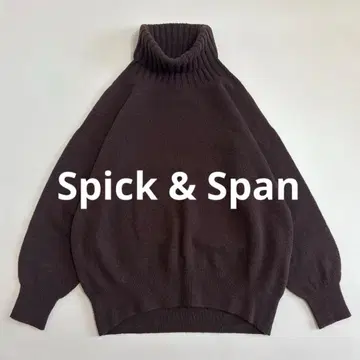 [ 새상품급 ] 스픽 앤 스팬 캐시미어 울 터틀 풀오버 브라운