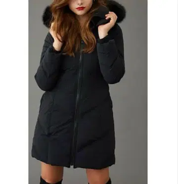 리엔다 rienda 푹스 파 스트레치 다운 코트 M 사이즈